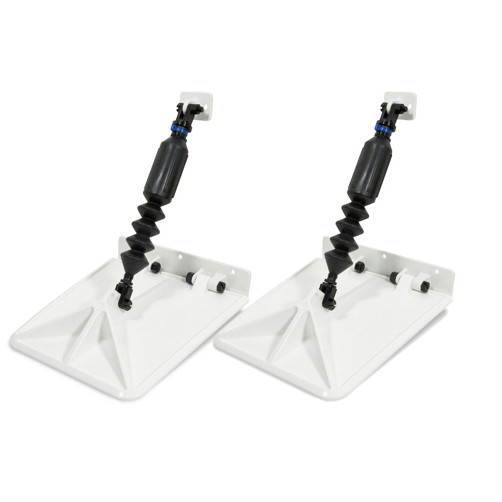 Smart Tabs SX Trim Tabs by Lectrotab 95 x 10 f1820 Boat w150 240HP White SXW951080